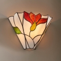 Endon 63964 - Nástenné svietidlo Tiffany BOTANICA 1xE14/40W/230V