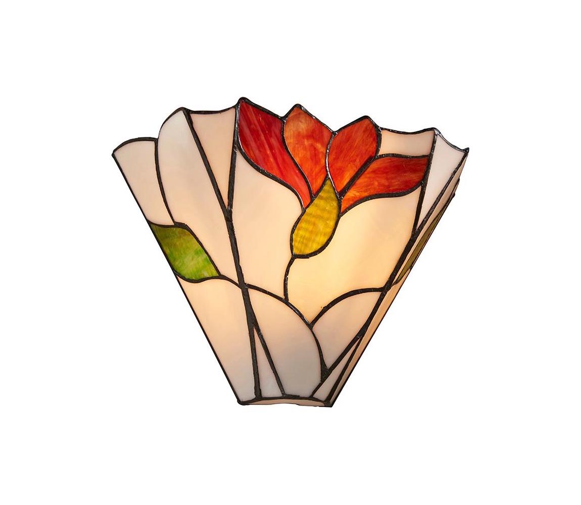 Endon 63964 - Nástenné svietidlo Tiffany BOTANICA 1xE14/40W/230V 63964