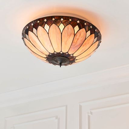 Endon 63973 - Stropné svietidlo BROOKLYN 2xE14/60W/230V pr. 50 cm