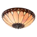 Endon 63973 - Stropné svietidlo Tiffany BROOKLYN 2xE14/60W/230V priemer 50 cm