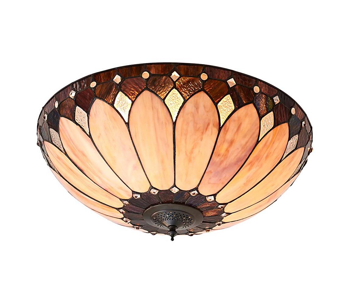 Endon 63973 - Stropné svietidlo Tiffany BROOKLYN 2xE14/60W/230V priemer 50 cm 63973