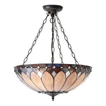 Endon 63976 - Závesný luster na reťazi BROOKLYN 3xE27/60W/230V pr. 50 cm