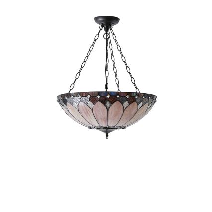 Endon 63976 - Závesný luster na reťazi BROOKLYN 3xE27/60W/230V pr. 50 cm