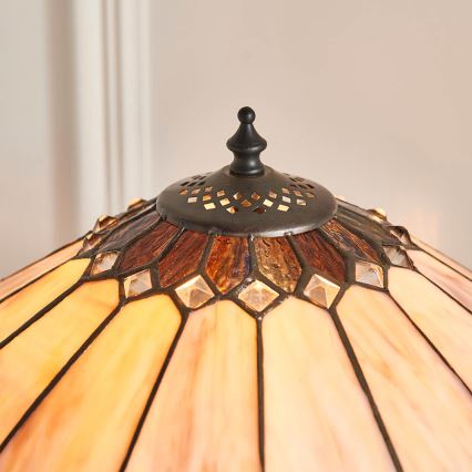 Endon 63982 - Stolná lampa BROOKLYN 1xE27/60W/230V priemer 40 cm