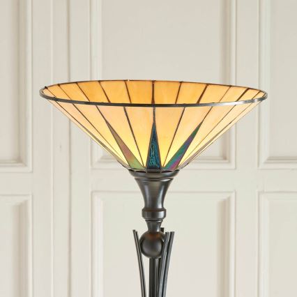 Endon 64042 - Stojacia lampa DARK STAR 1xE27/60W/230V pr. 42 cm