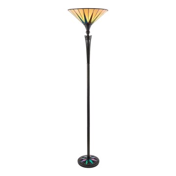 Endon 64042 - Stojacia lampa Tiffany DARK STAR 1xE27/60W/230V pr. 42 cm