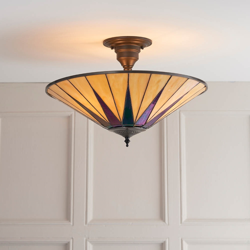 Endon 64043 - Prisadený luster DARK STAR 3xE27/60W/230V pr. 49 cm