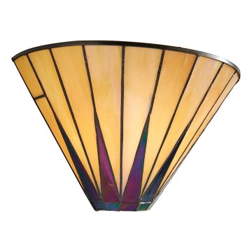 Endon 64046 - Nástenné svietidlo Tiffany DARK STAR 1xE14/40W/230V