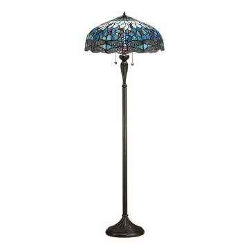 Endon 64069 - Stojacia lampa DRAGONFLY 2xE27/60W/230V pr. 50 cm