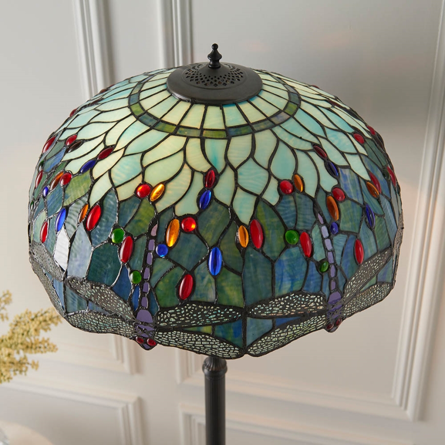 Endon 64069 - Stojacia lampa DRAGONFLY 2xE27/60W/230V pr. 50 cm