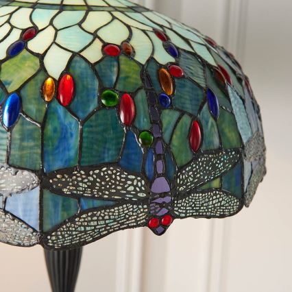 Endon 64069 - Stojacia lampa DRAGONFLY 2xE27/60W/230V pr. 50 cm