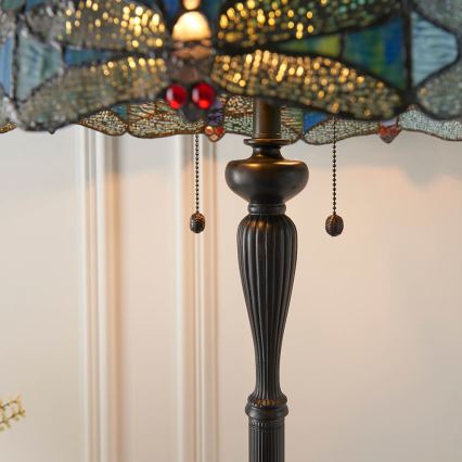 Endon 64069 - Stojacia lampa DRAGONFLY 2xE27/60W/230V pr. 50 cm