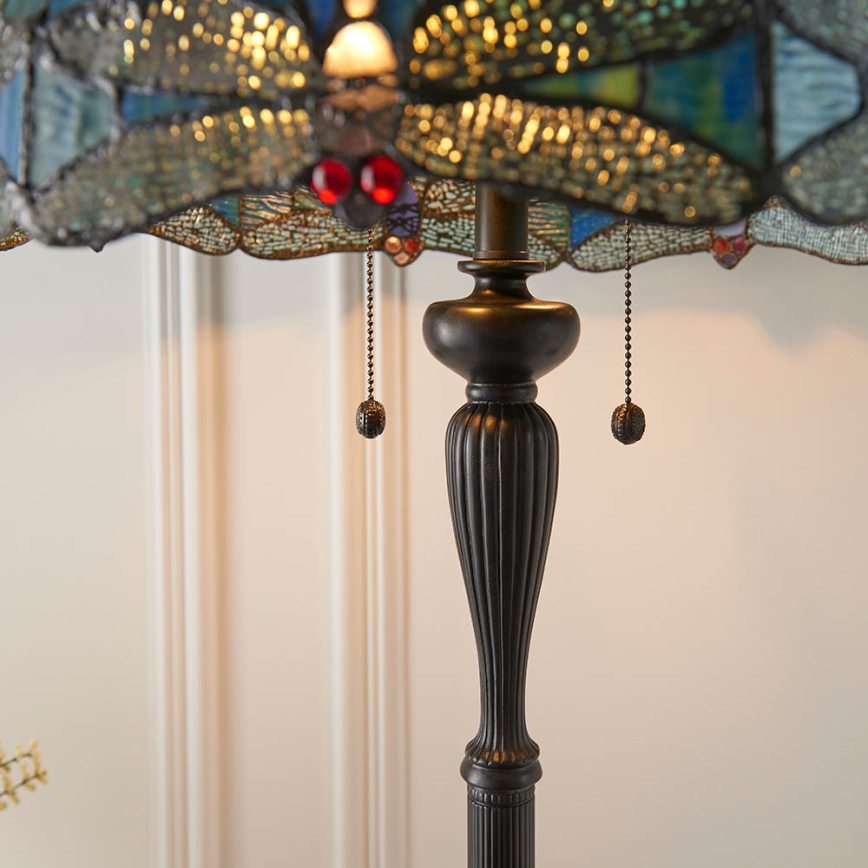 Endon 64069 - Stojacia lampa DRAGONFLY 2xE27/60W/230V pr. 50 cm