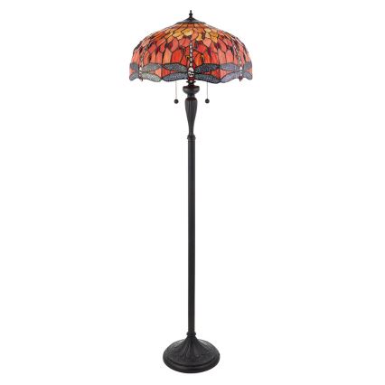 Endon 64070 - Stojacia lampa DRAGONFLY 2xE27/60W/230V pr. 50 cm