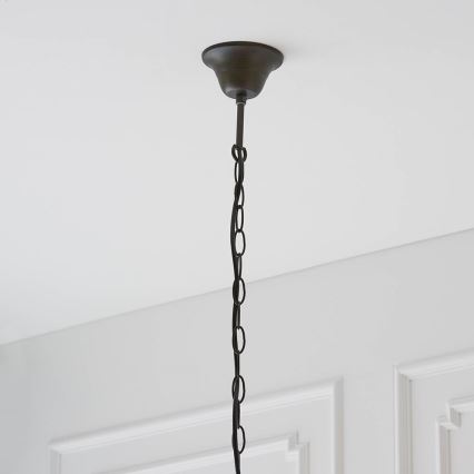 Endon 64082 - Luster na reťazi Tiffany DRAGONFLY 3xE27/60W/230V priemer 50 cm