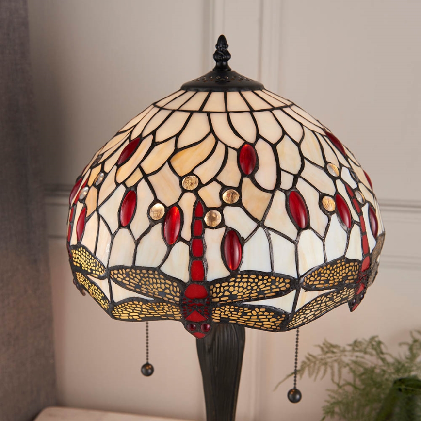 Endon 64086 - Stolná lampa DRAGONFLY 2xE27/60W/230V pr. 30 cm