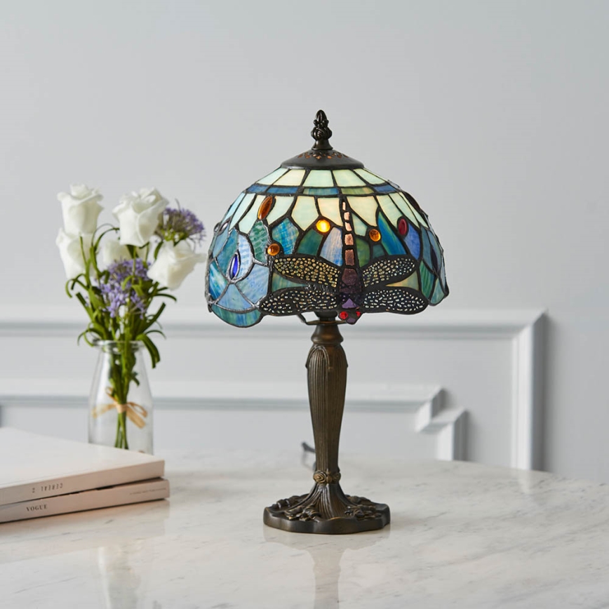 Endon 64088 - Stolná lampa DRAGONFLY 1xE14/40W/230V pr. 20 cm