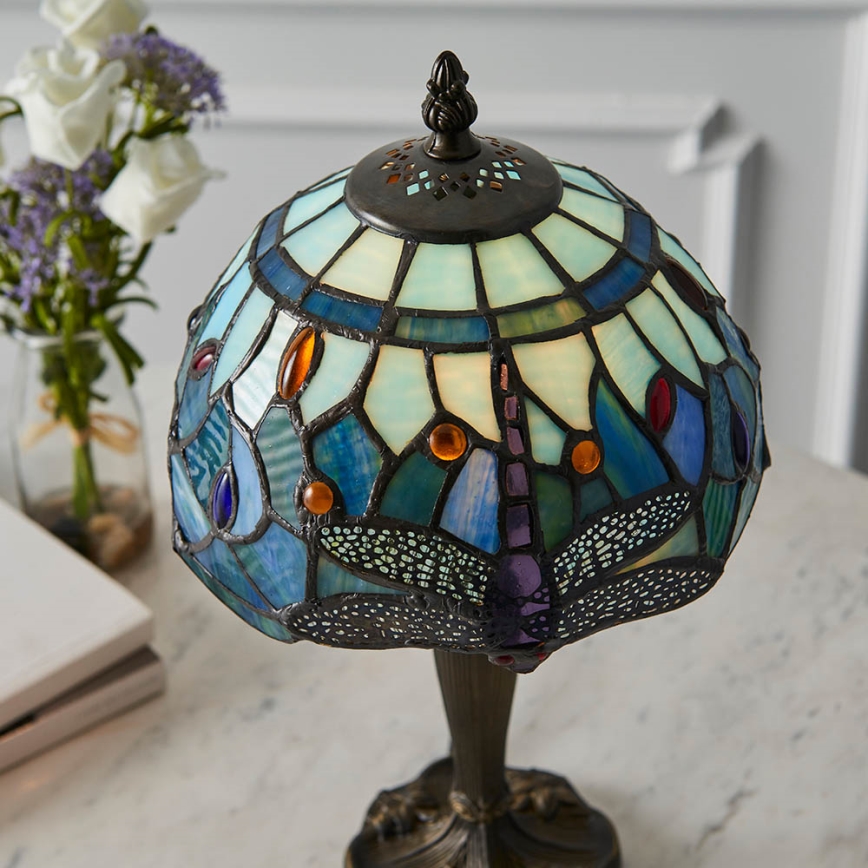 Endon 64088 - Stolná lampa DRAGONFLY 1xE14/40W/230V pr. 20 cm