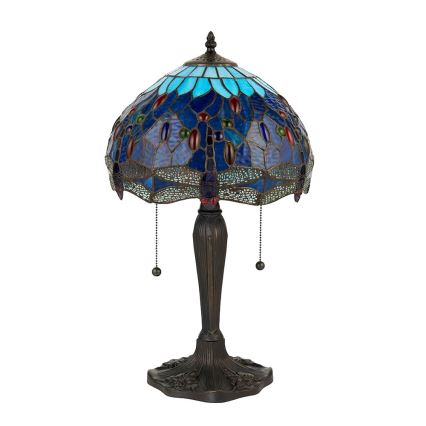 Endon 64090 - Stolná lampa DRAGONFLY 2xE27/60W/230V pr. 30 cm