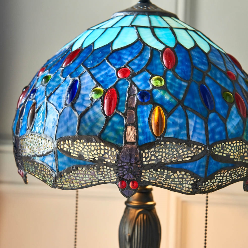 Endon 64090 - Stolná lampa DRAGONFLY 2xE27/60W/230V pr. 30 cm