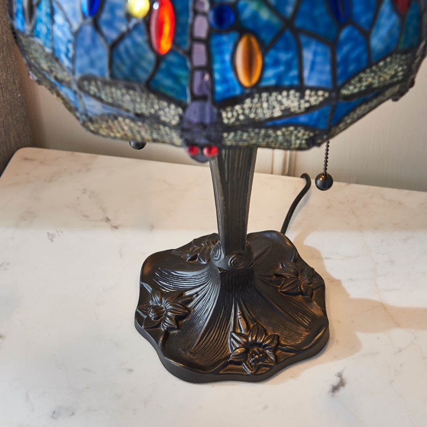 Endon 64090 - Stolná lampa DRAGONFLY 2xE27/60W/230V pr. 30 cm