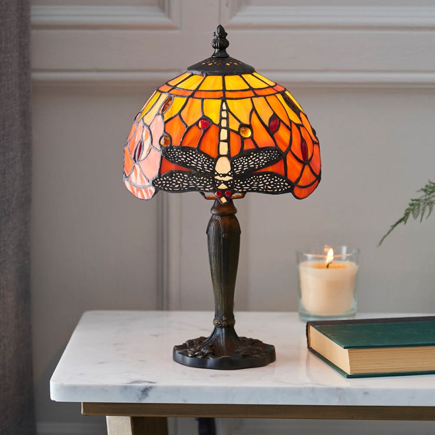 Endon 64091 - Stolná lampa DRAGONFLY 1xE14/40W/230V pr. 20 cm