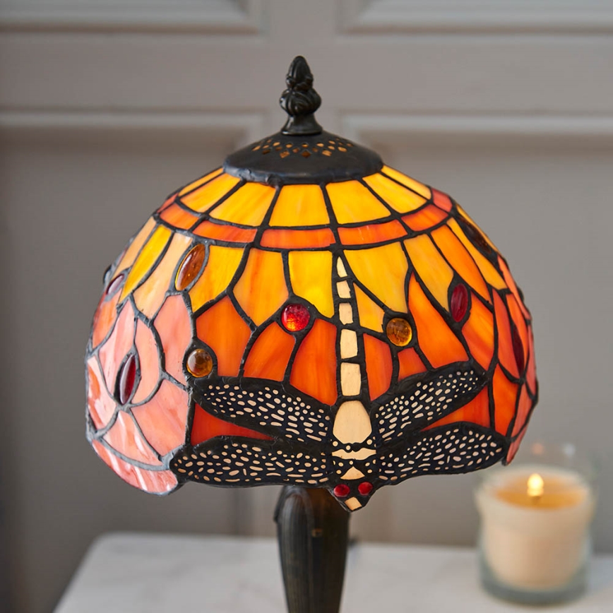 Endon 64091 - Stolná lampa DRAGONFLY 1xE14/40W/230V pr. 20 cm