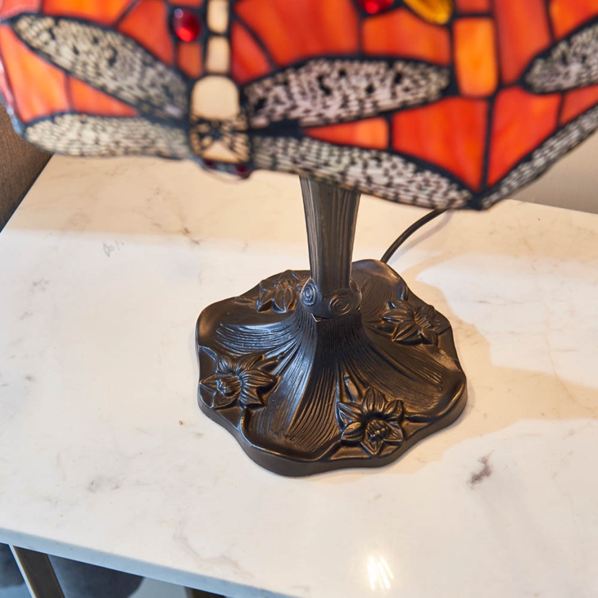 Endon 64093 - Stolná lampa DRAGONFLY 2xE27/60W/230V priemer 41 cm