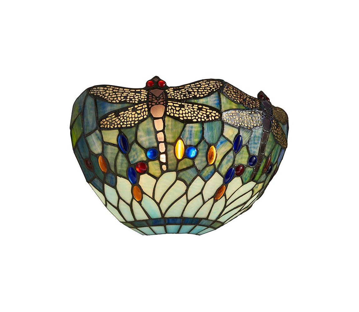 Endon 64102 - Nástenné svietidlo Tiffany DRAGONFLY 1xE14/40W/230V 64102