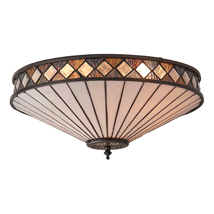 Endon 64145 - Stropné svietidlo FARGO 2xE27/60W/230V pr. 41,5 cm