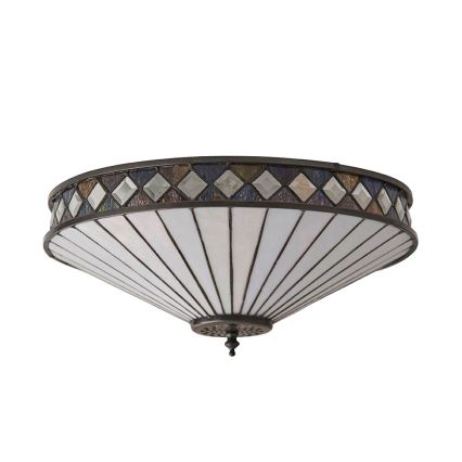 Endon 64145 - Stropné svietidlo FARGO 2xE27/60W/230V pr. 41,5 cm