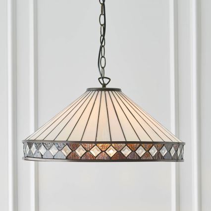 Endon 64147 - Luster na reťazi FARGO 1xE27/60W/230V pr. 50 cm