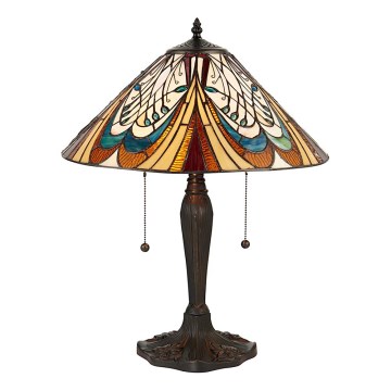 Endon 64163 - Stôlna lampa HECTOR 2xE27/60W/230V pr. 40 cm