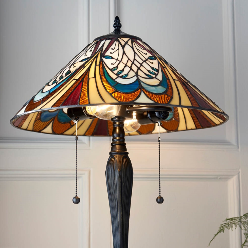 Endon 64163 - Stôlna lampa HECTOR 2xE27/60W/230V pr. 40 cm