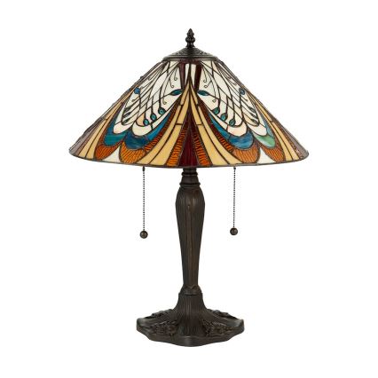 Endon 64163 - Stôlna lampa HECTOR 2xE27/60W/230V pr. 40 cm