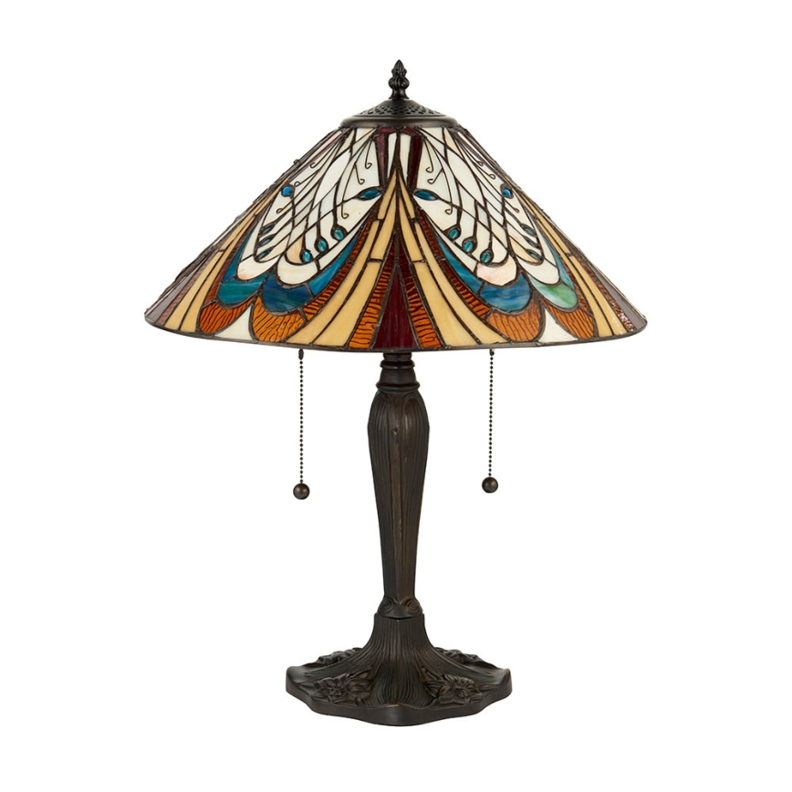 Endon 64163 - Stôlna lampa HECTOR 2xE27/60W/230V pr. 40 cm