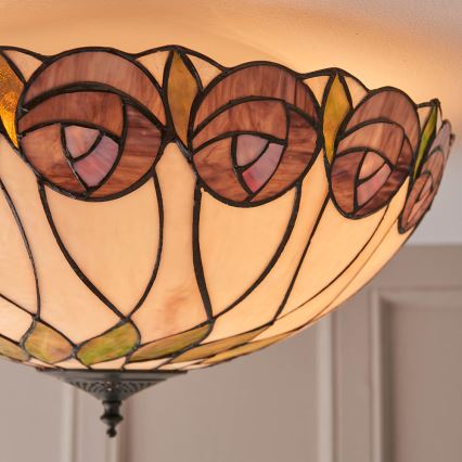 Endon 64173 - Stropné svietidlo HUTCHINSON 2xE27/60W/230V pr. 50 cm