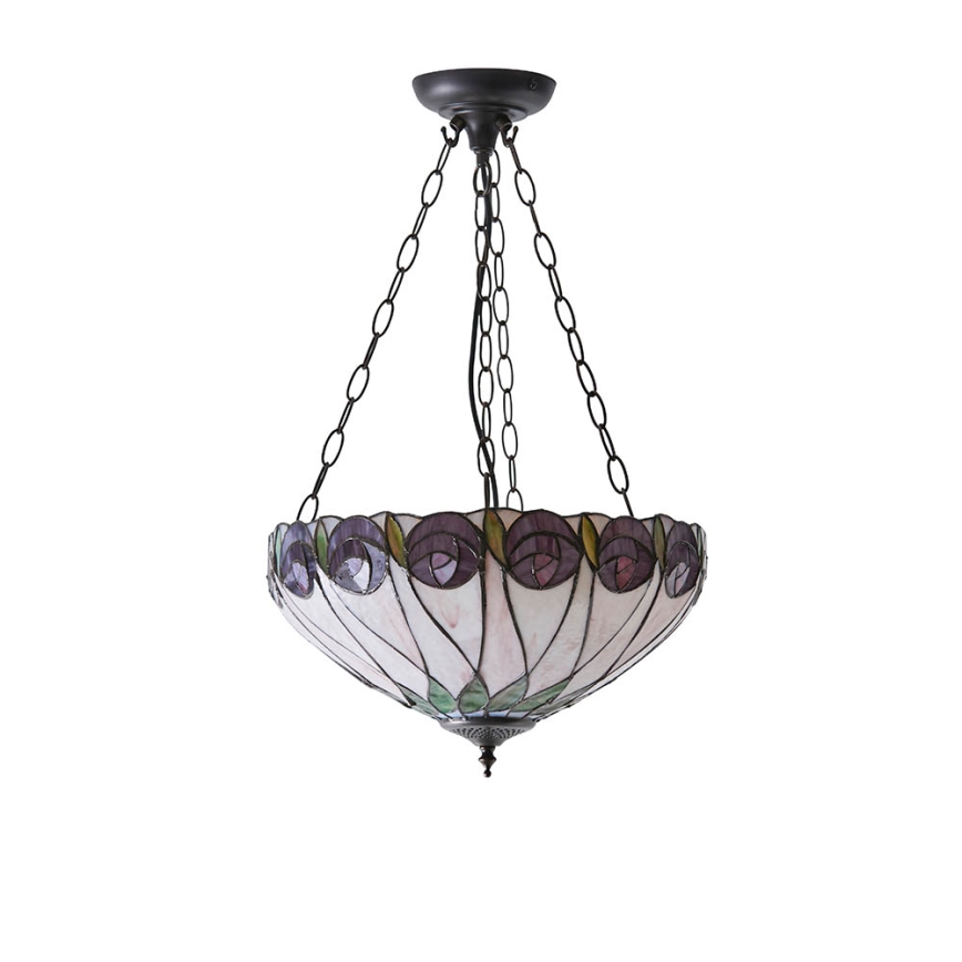 Endon 64175 - Luster na reťazi HUTCHINSON 3xE27/60W/230V pr. 40 cm