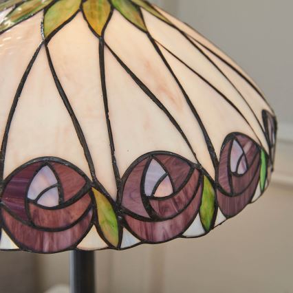 Endon 64177 - Stolná lampa HUTCHINSON 1xE27/60W/230V pr. 40 cm