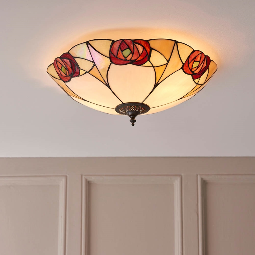 Endon 64182 - Stropné svietidlo INGRAM 2xE27/60W/230V pr. 45 cm