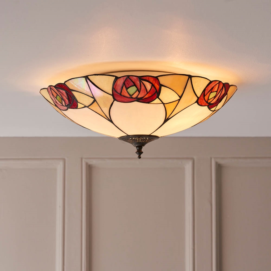 Endon 64182 - Stropné svietidlo INGRAM 2xE27/60W/230V pr. 45 cm