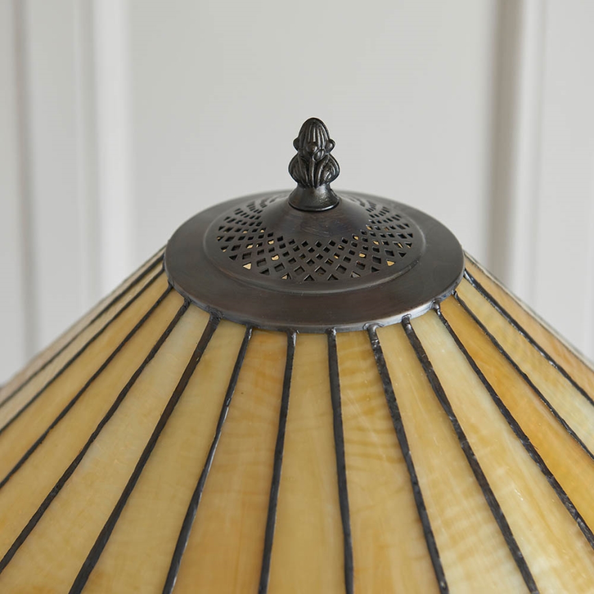 Endon 64192 - Stojacia lampa JAMELIA 2×E27/60W/230V, priemer 50 cm