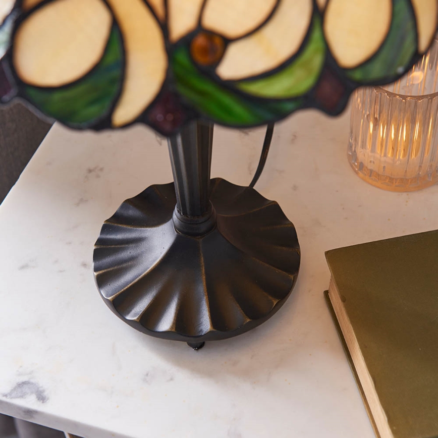 Endon 64195 - Stolová lampa Tiffany JAMELIA 1xE27/60W/230V priemer 31 cm