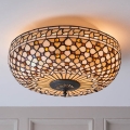 Endon 64276 - Stropné svietidlo Tiffany MILLE FEUX 2xE27/60W/230V priemer 45 cm