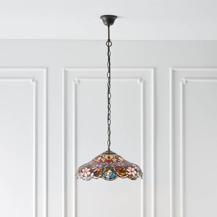 Endon 64325 - Luster na reťazi SULLIVAN 1xE27/60W/230V priemer 40 cm