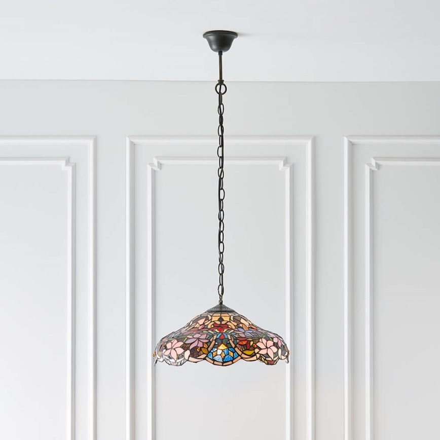 Endon 64325 - Luster na reťazi SULLIVAN 1xE27/60W/230V priemer 40 cm