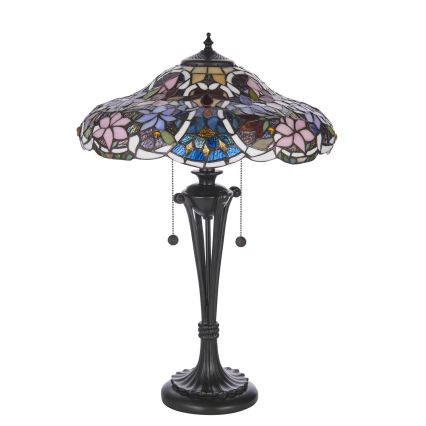 Endon 64326 - Stolná lampa SULLIVAN 2xE27/60W/230V pr. 40 cm