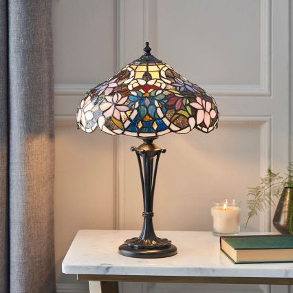 Endon 64327 - Stolná lampa SULLIVAN 2xE14/40W/230V pr. 30 cm