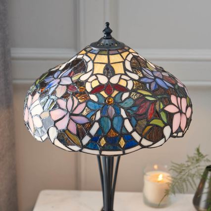 Endon 64327 - Stolná lampa SULLIVAN 2xE14/40W/230V pr. 30 cm