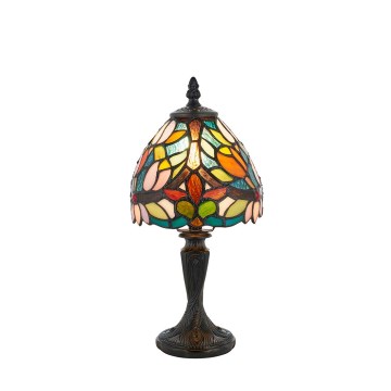 Endon 64331 - Stolová lampa Tiffany SYLVETTE 1xE14/40W/230V, priemer 15 cm